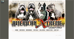 Desktop Screenshot of americanxtremebullypits.com